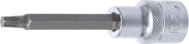 BGS Bit-Einsatz T35 T-Profil (für Torx) Länge 100 mm Antrieb Innenvierkant 12,5 mm (1/2") 9628